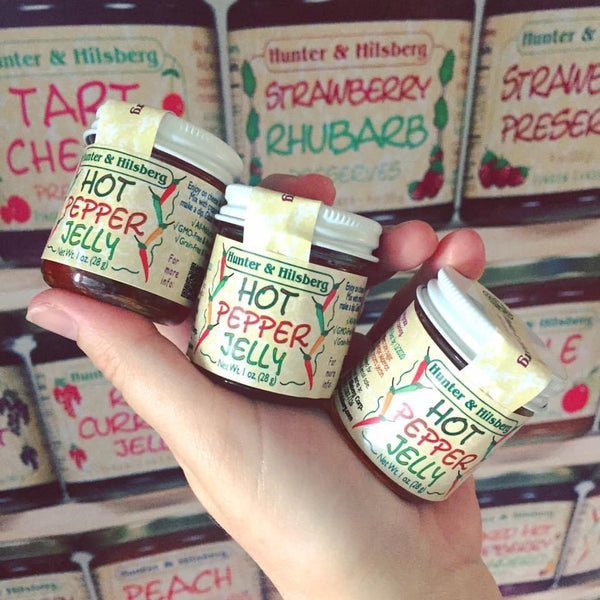 Teeny Tiny Jars of Hot Pepper Jelly (set of 6 jars)